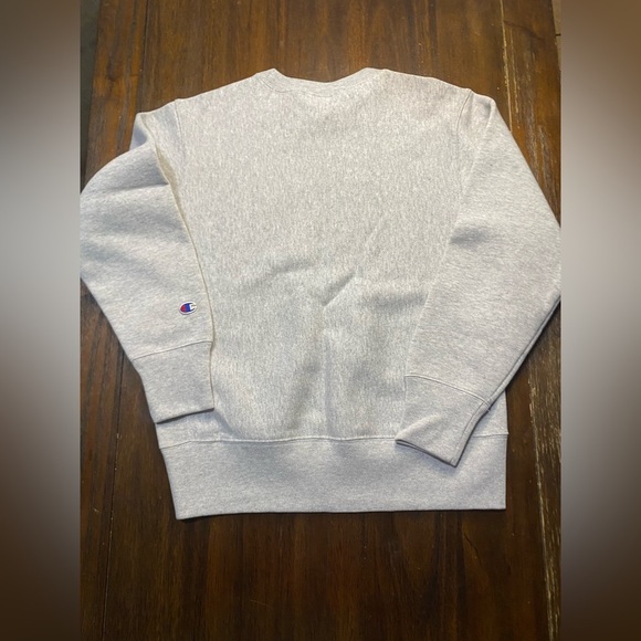 Vintage RARE Champion Reverse Weave Warm Up Turtleneck Sweatshirt Size XS Gray - Picture 2 of 5